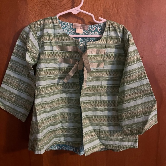 Vintage Kate Quinn WFLA 4t Two Print Jacket and matching Skirt Set - Picture 2 of 7